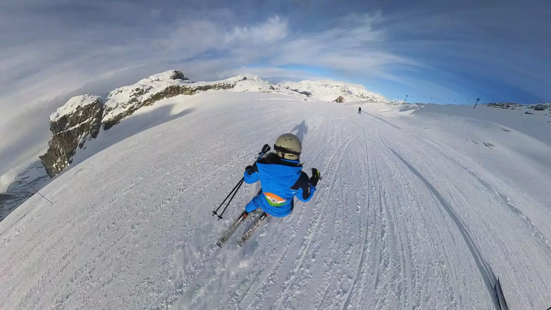 Tignes offers something beyond infrastructure, it offers inspiration, says the athlete. Photo: Veidehi Gite Tignes offers something beyond infrastructure, it offers inspiration, says the athlete. Photo: Veidehi Gite
