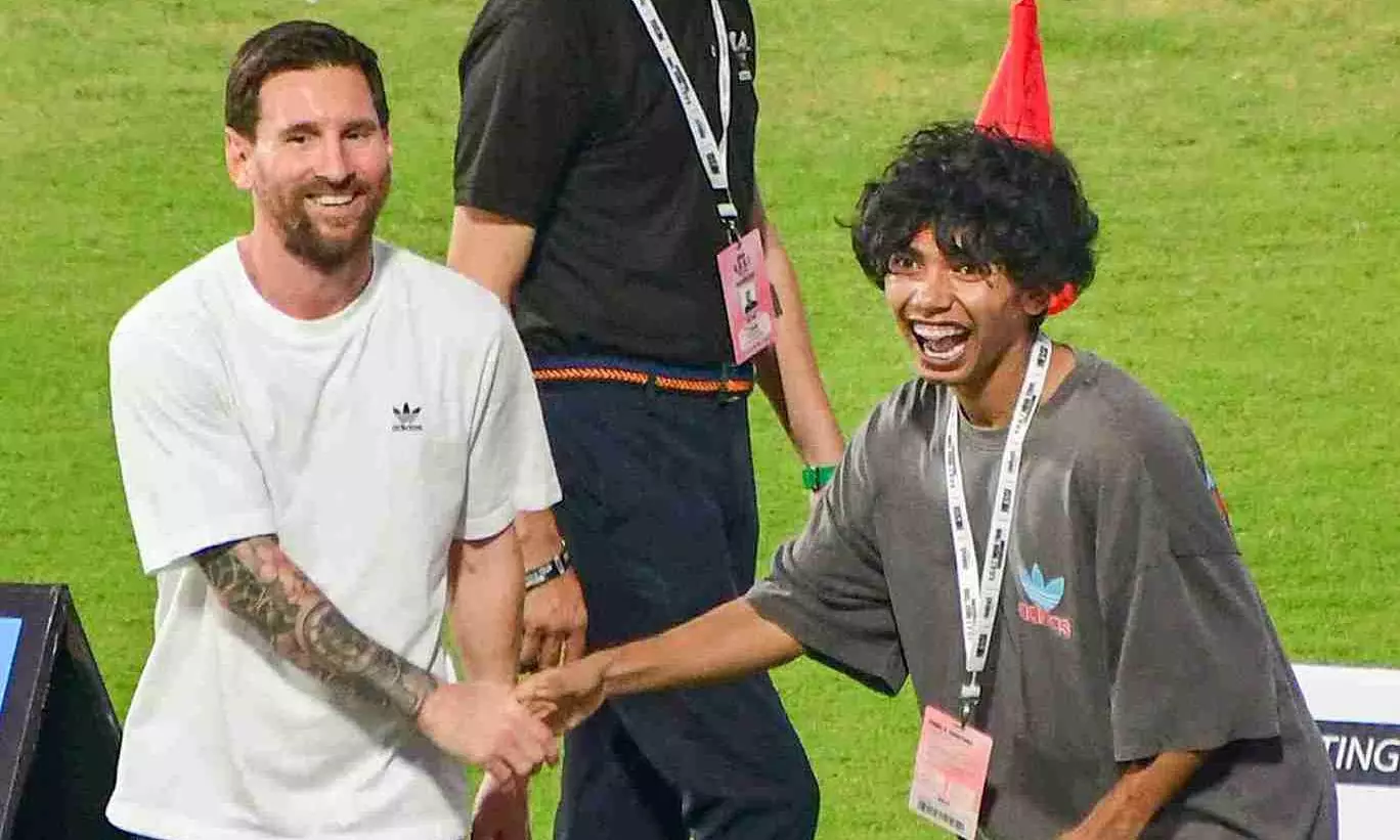 Messi in India GOAT tour Messi in India GOAT tour