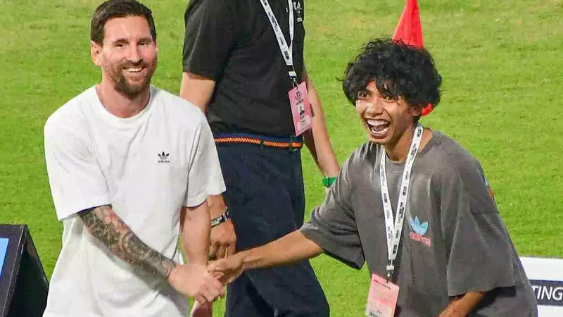 Messi in India GOAT tour