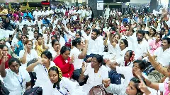 Over 500 nurses detained in Chennai after staging hunger strike for permanent jobs