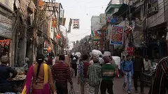 market in Delhi