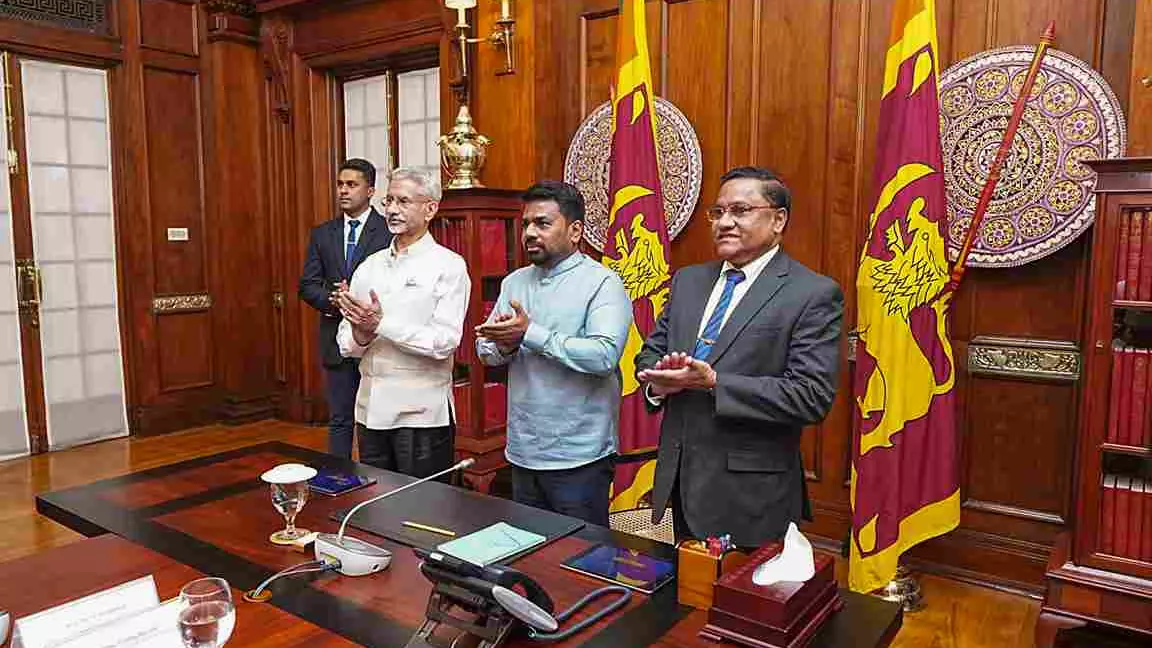 EAM Jaishankar meets Lanka PM Amarasuriya, assures Indias commitment to rebuilding