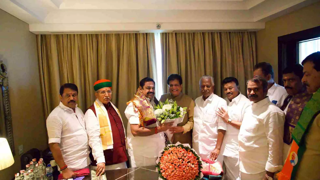 NDA unity on display as Goyal, EPS vow united fight for Tamil Nadu elections