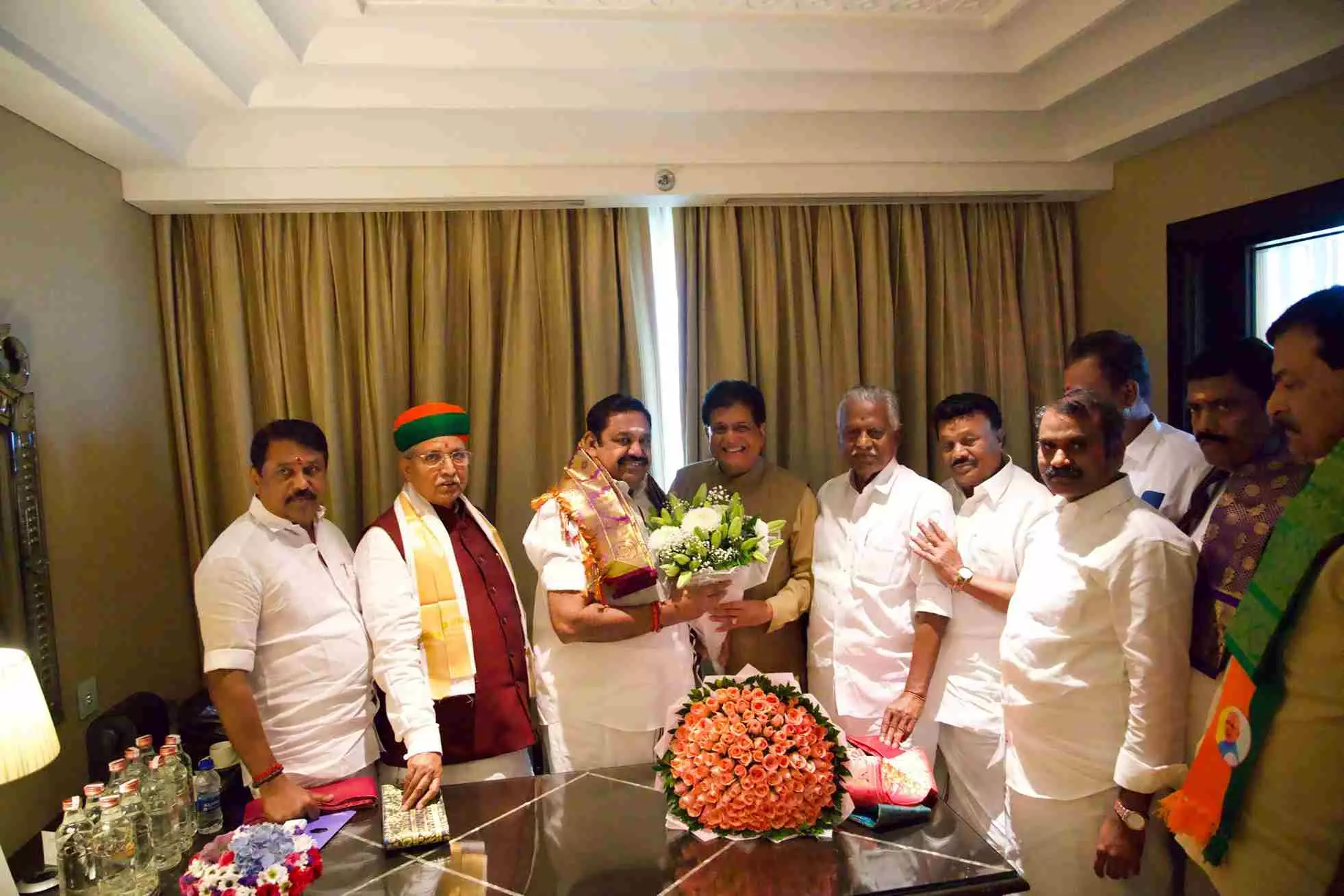 NDA unity on display as Goyal, EPS vow united fight for Tamil Nadu elections NDA unity on display as Goyal, EPS vow united fight for Tamil Nadu elections