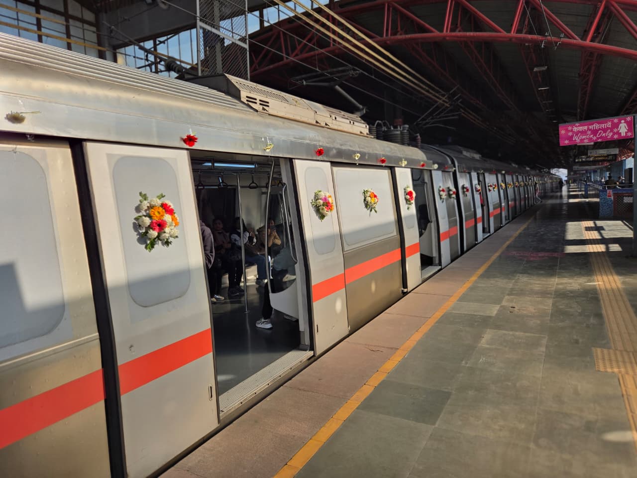 Delhi Metro celebrates 23 years with special run of its first train