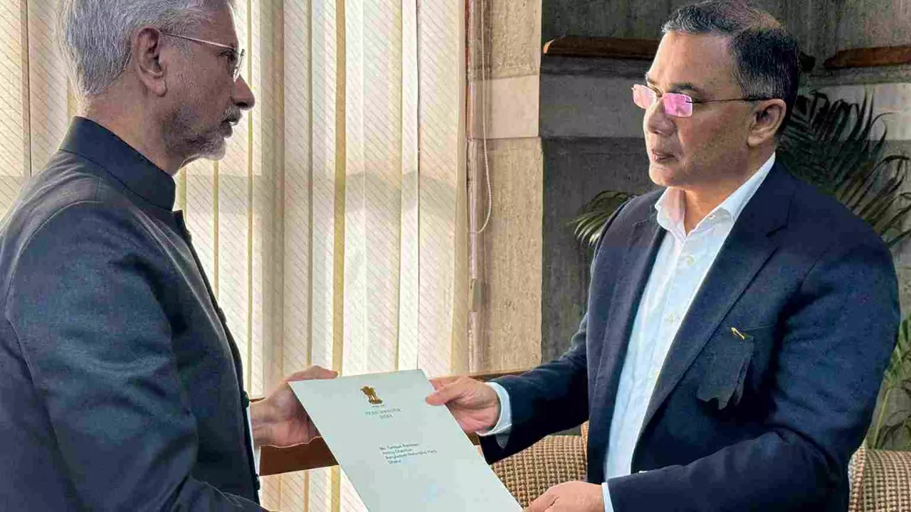 EAM Jaishankar meets BNPs Tarique Rahman, hands over PM Modis letter
