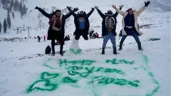 New Year celebration in Gulmarg