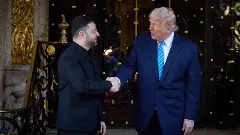 Donald Trump and Volodymyr Zelenskyy