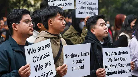 Dehradun: NE students hold candlelight march seeking justice for Anjel Chakma