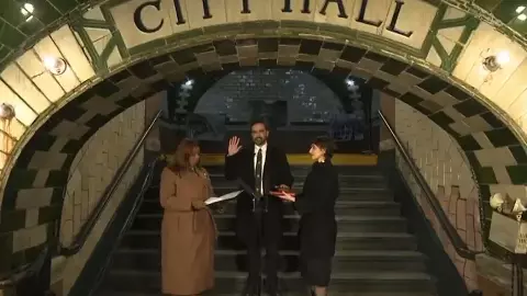 Zohran Mamdani sworn in as mayor of New York City in a series of historic firsts