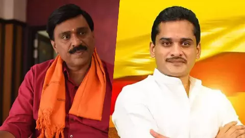 G Janardhana Reddy (left) and N Bharath Reddy G Janardhana Reddy (left) and N Bharath Reddy