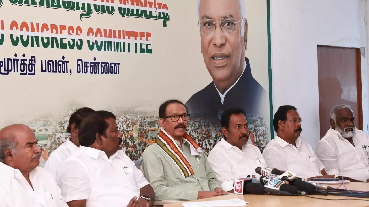 Congress firm on DMK alliance for Tamil Nadu polls, denies TVK talks Congress firm on DMK alliance for Tamil Nadu polls, denies TVK talks