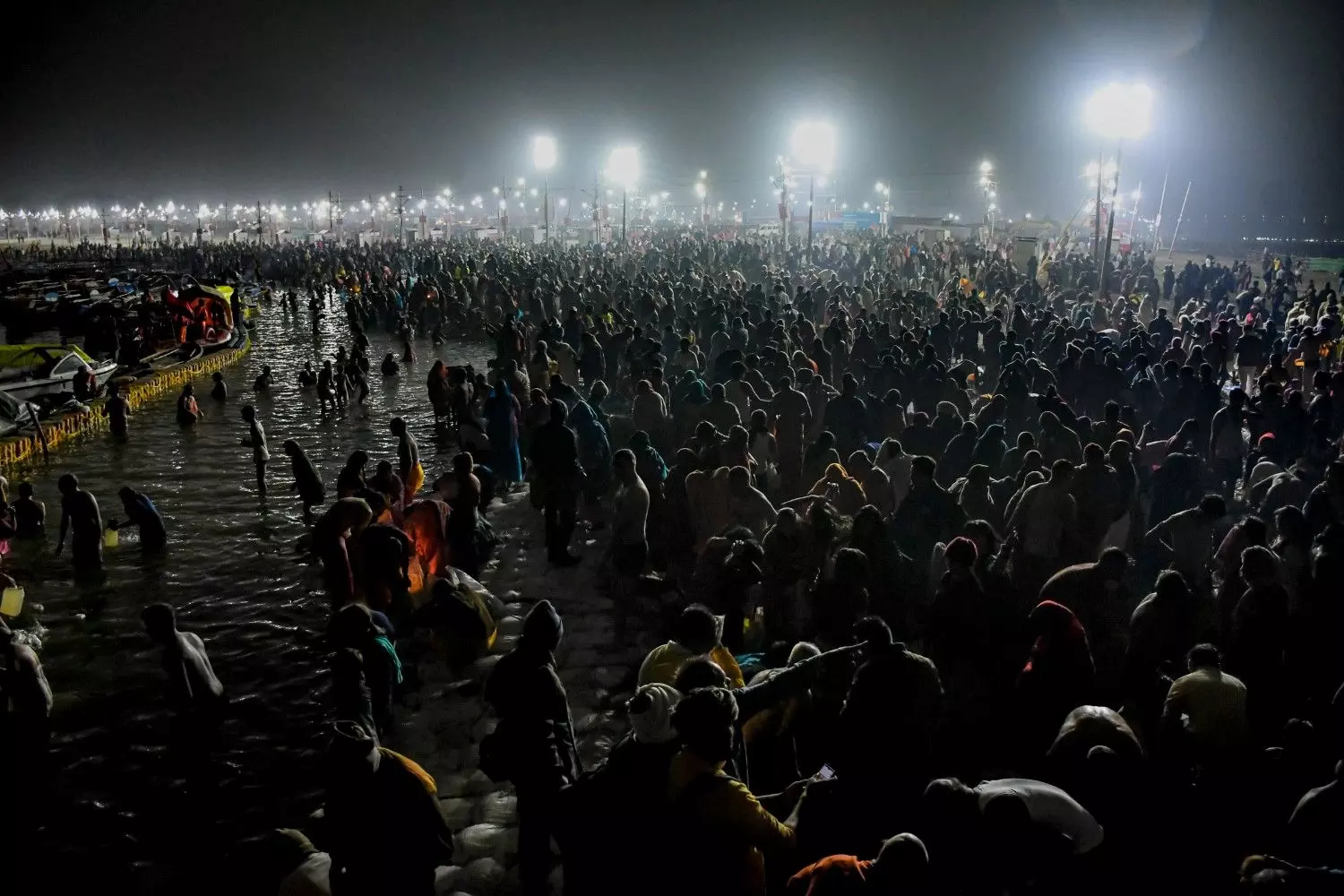 Magh Mela, Prayagraj, Paush Purnima, Holy dip in Sangam Magh Mela, Prayagraj, Paush Purnima, Holy dip in Sangam
