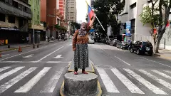 A supporter of Venezuelan President Nicolas Maduro A supporter of Venezuelan President Nicolas Maduro