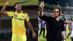 Mustafizur Rahman and Shah Rukh Khan