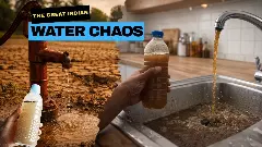 Delhi residents in several colonies live in fear as black, foul-smelling tap water flows into their homes