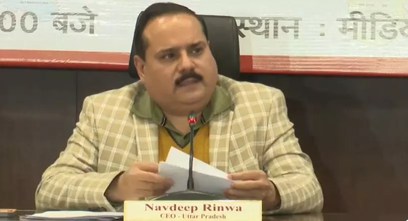 Uttar Pradesh Chief Election Officer Navdeep Rinwa Uttar Pradesh Chief Election Officer Navdeep Rinwa