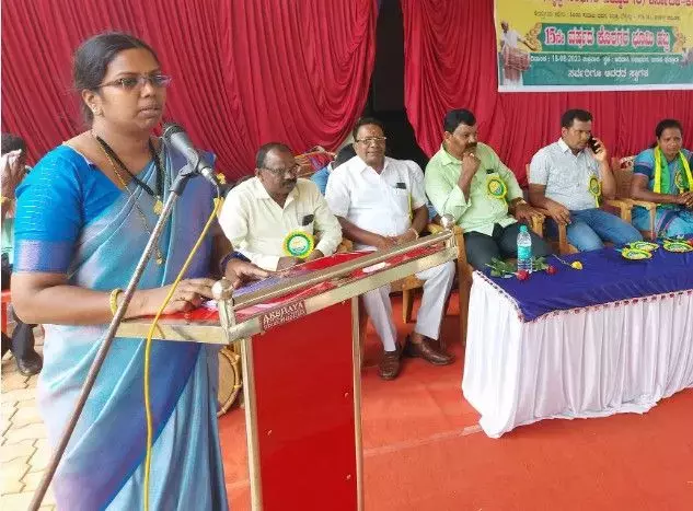 Sabitha Koraga, the first woman from the Koraga community to earn a doctoral degree. Photo: By special arrangement