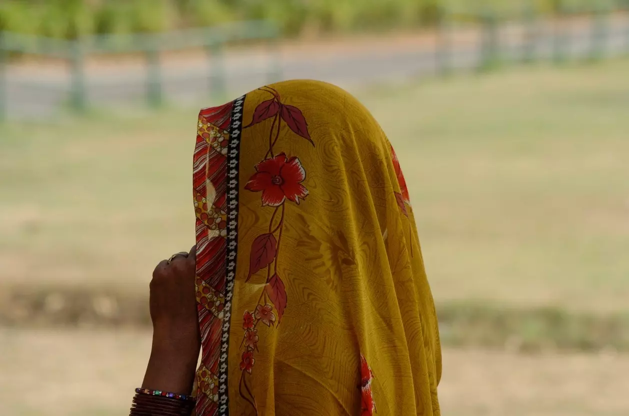 Tribal woman in Maharashtra Tribal woman in Maharashtra