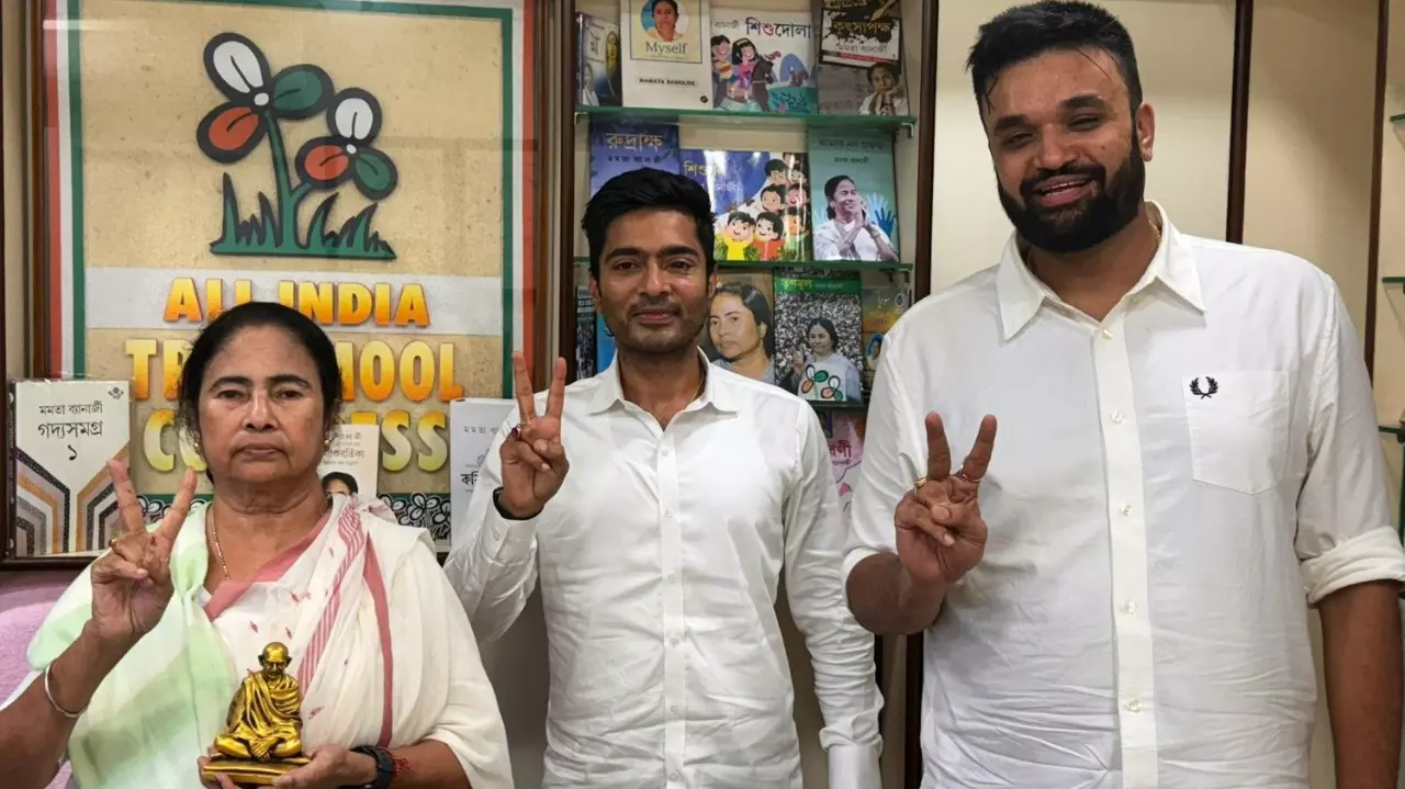 Mamata Banerjee, Abhishek Banerjee, Pratik Jain