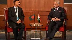 Bangladeshi Foreign Affairs Adviser M Touhid Hossain and EAM S Jaishankar