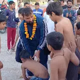 Sunder Sangwan, a 28-year-old from Jhajjar, with his followers. Photo courtesy Sangwans YouTube channel Sunder Sangwan, a 28-year-old from Jhajjar, with his followers. Photo courtesy Sangwans YouTube channel