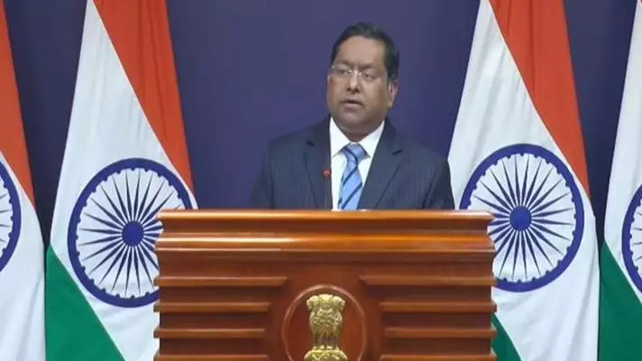 MEA spokesperson Randhir Jaiswal MEA spokesperson Randhir Jaiswal