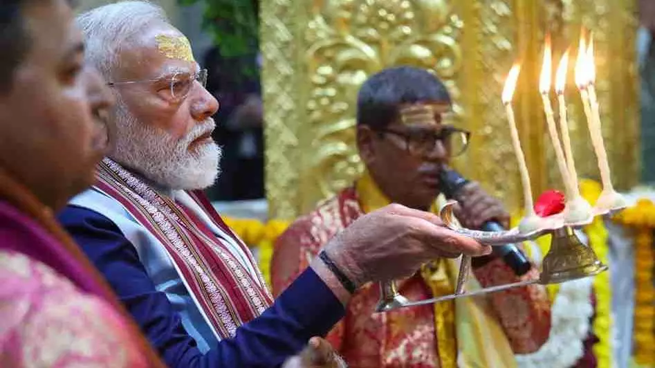 Modi urges unity against forces that opposed rebuilding of Somnath temple