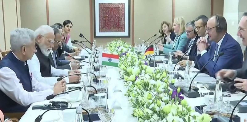 PM Modi, German Chancellor Merz hold talks in Ahmedabad, review bilateral ties