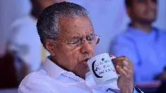 Pinarayi Vijayan with teacup