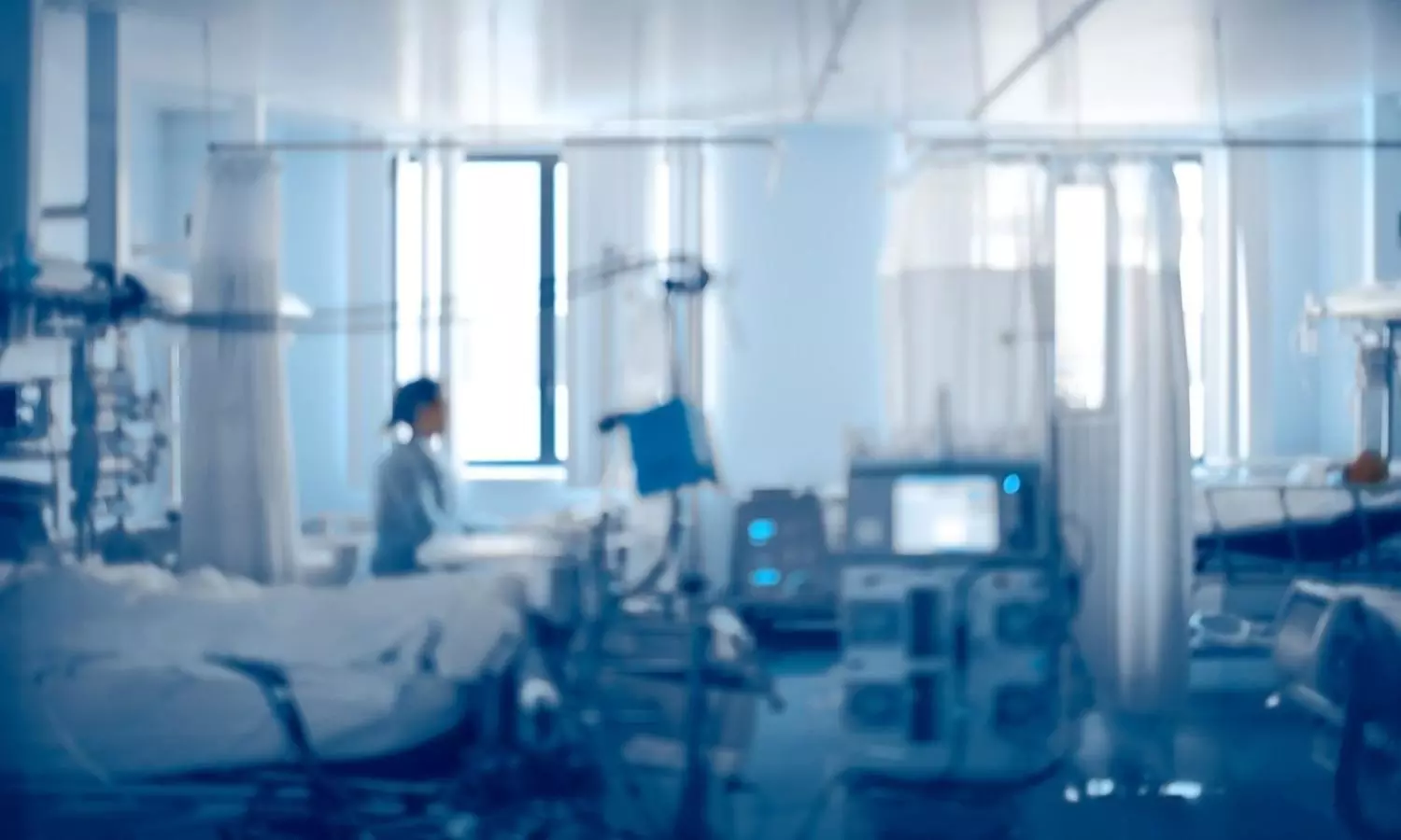 Equipped intensive care unit of modern hospital stock photo Equipped intensive care unit of modern hospital stock photo