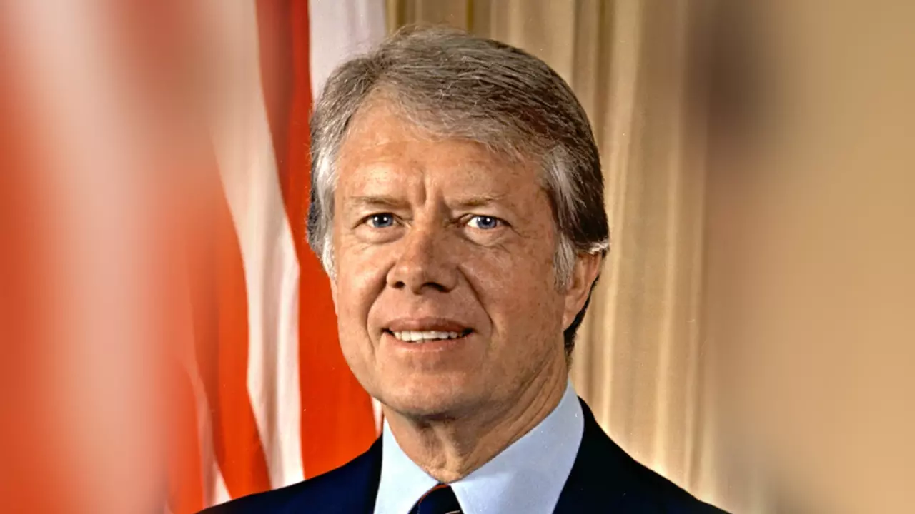 Former US president Jimmy Carter