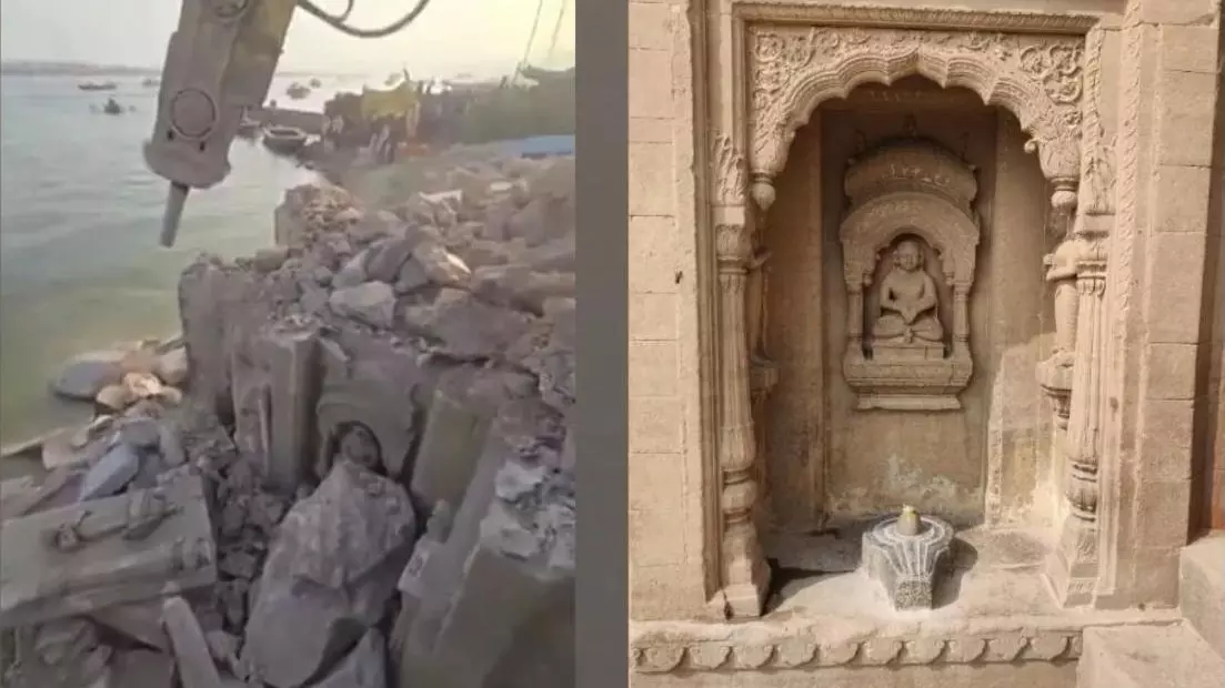 Varanasi: Protest erupts over Manikarnika Ghat demolition; officials deny charges