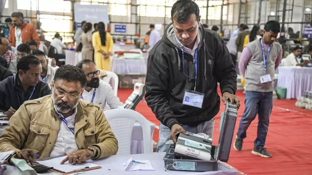 counting of votes in Maharashtra civic polls