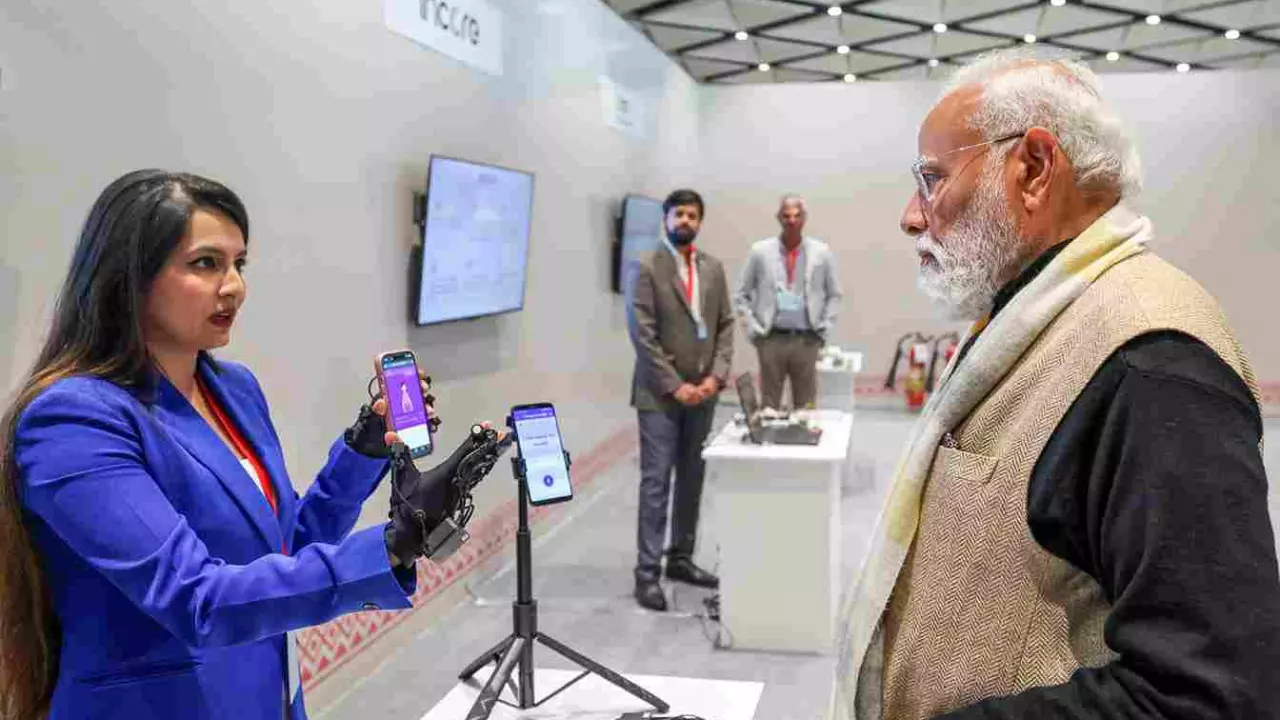 PM Modi visits exhibition marking a decade of Startup India initiative