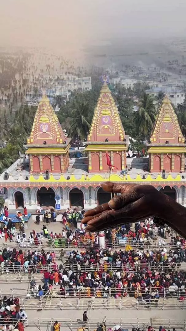 Lakhs gather on Makar Sankranti for a holy dip