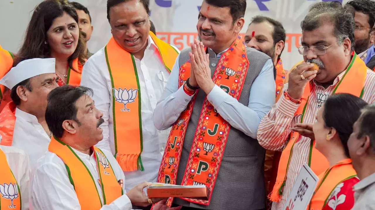 Maharashtra civic polls: BJP captures BMC after 25 years; saffron surge across state Maharashtra civic polls: BJP captures BMC after 25 years; saffron surge across state