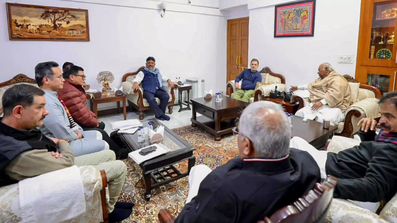 Congress meets in New Delhi over Assam elections 2026