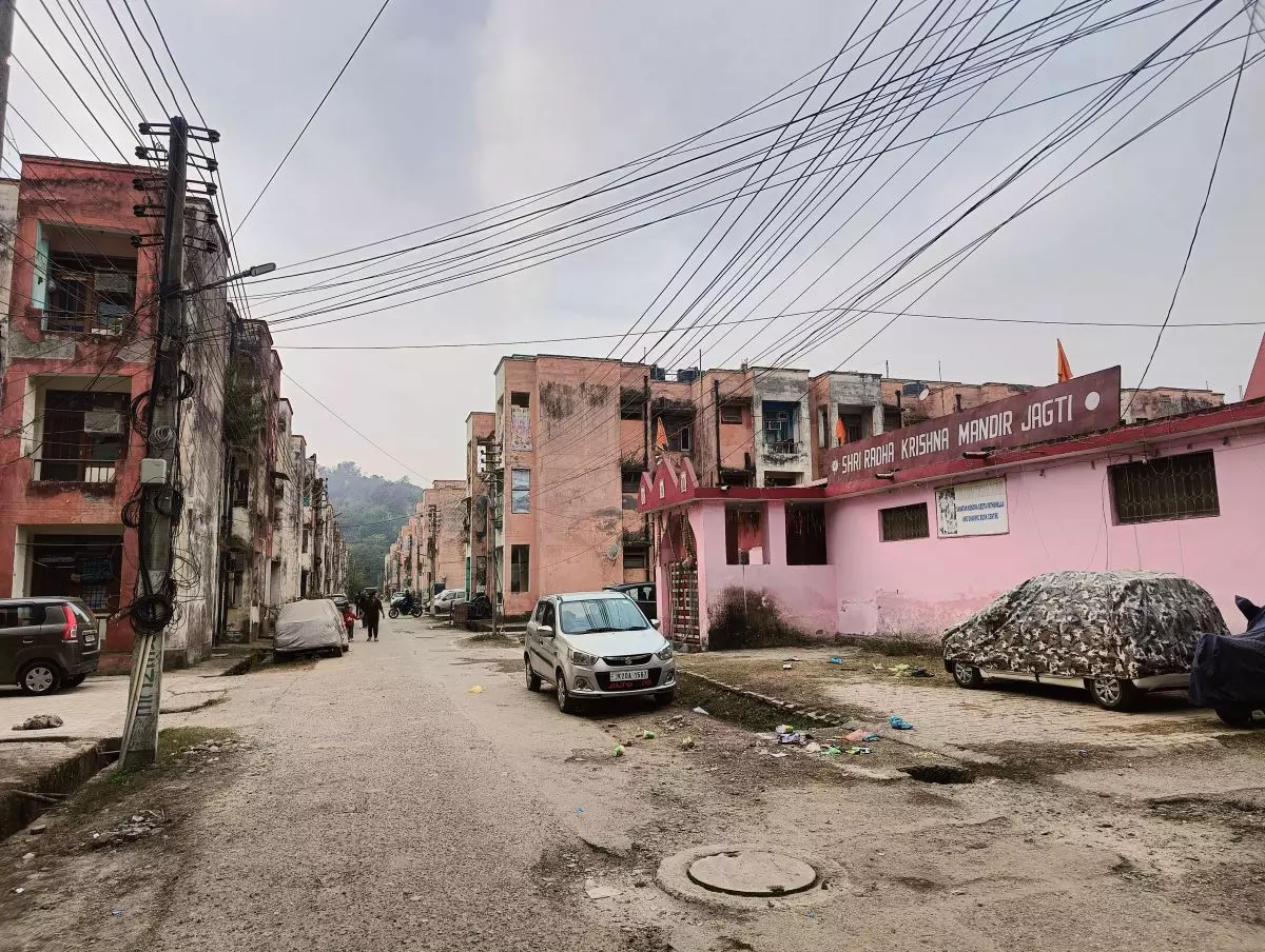 Flats at the Jagti township for Pandits in Jammu. Photo: Basharat Amin