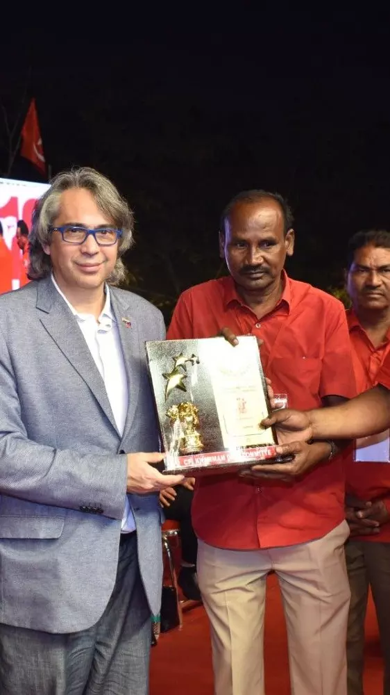 Venezuelas PSUV leader Capaya Rodriguez felicitated