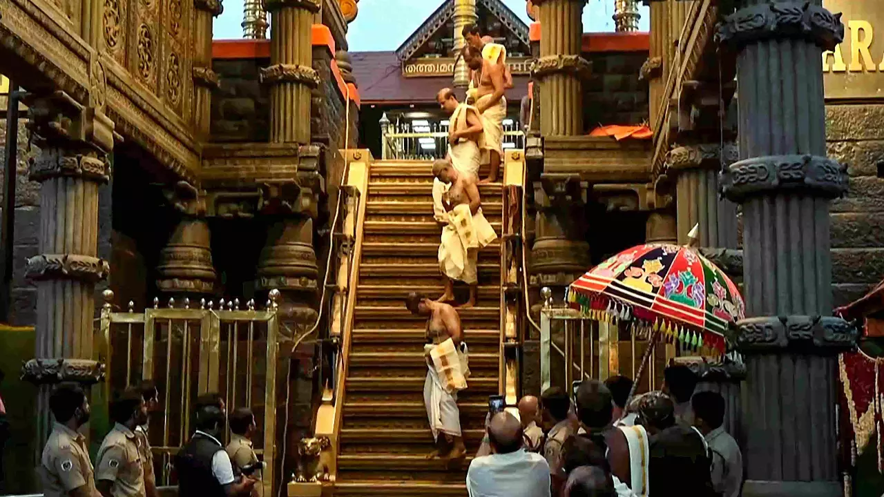 Sabarimala gold theft case intensifies as main accused gets bail. Photo: PTI Sabarimala gold theft case intensifies as main accused gets bail. Photo: PTI