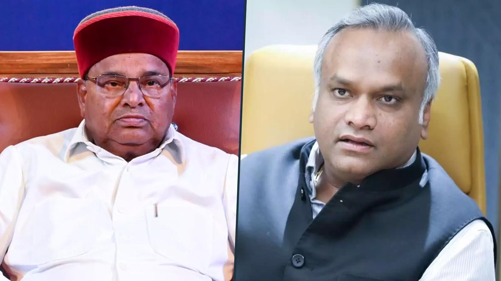 Karnataka minister Priyank Kharge and state Governor Thawar Chand Gehlot Karnataka minister Priyank Kharge and state Governor Thawar Chand Gehlot