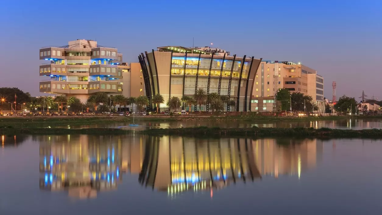 An IT park in Bengaluru An IT park in Bengaluru