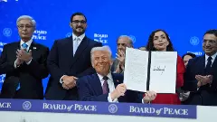 Board of Peace charter, Davos