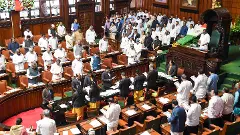 Karnataka Legislative Assembly at Vidhana Soudha, Bengaluru