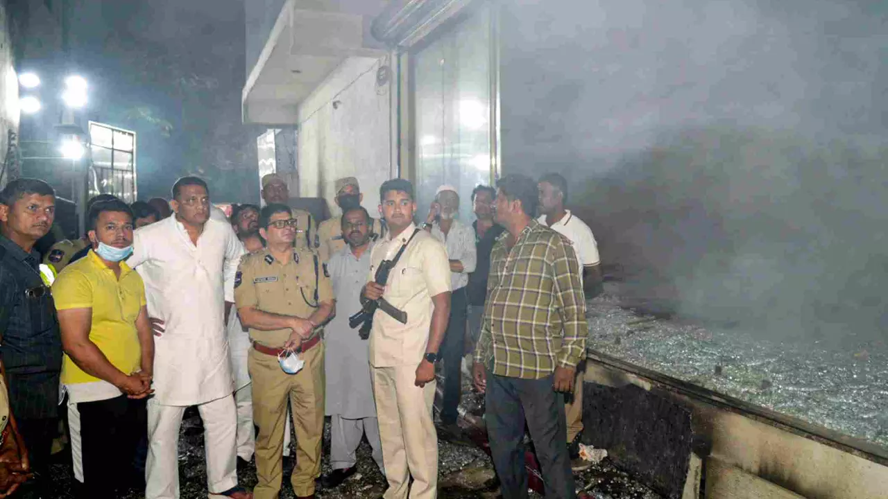 Hyderabad fire: 5 still trapped in Nampally furniture shop; rescue efforts continue