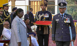 President confers Ashok Chakra on Group Captain Shubhanshu Shukla