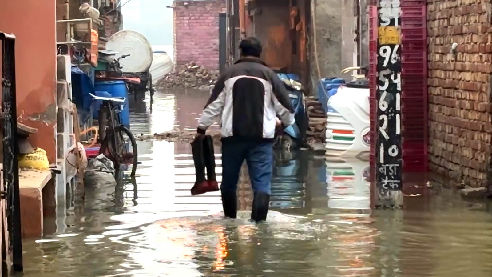 Delhi’s Kirari woes overflow: Sewage, gumboots and snakes