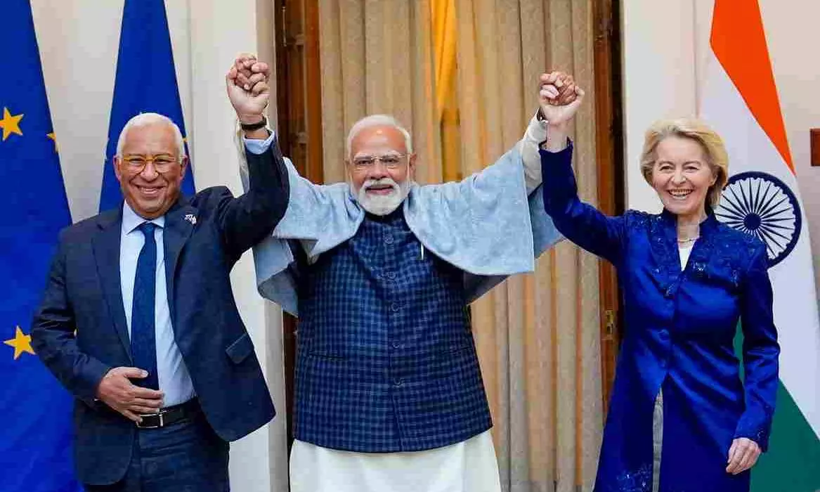 PM Modi announces signing of India-EU free trade agreement PM Modi announces signing of India-EU free trade agreement