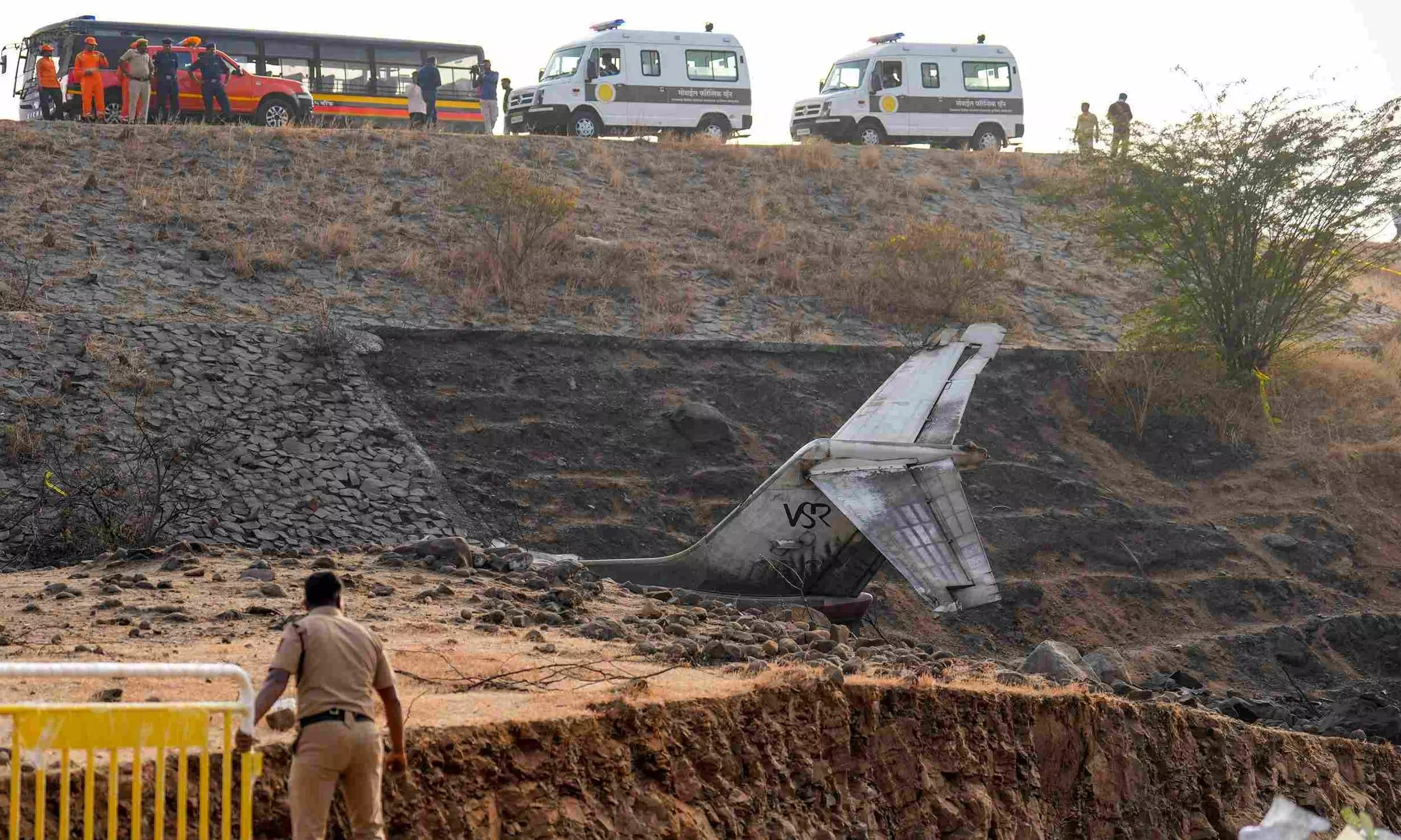 Ajit Pawar flight crash in Baramati Ajit Pawar flight crash in Baramati